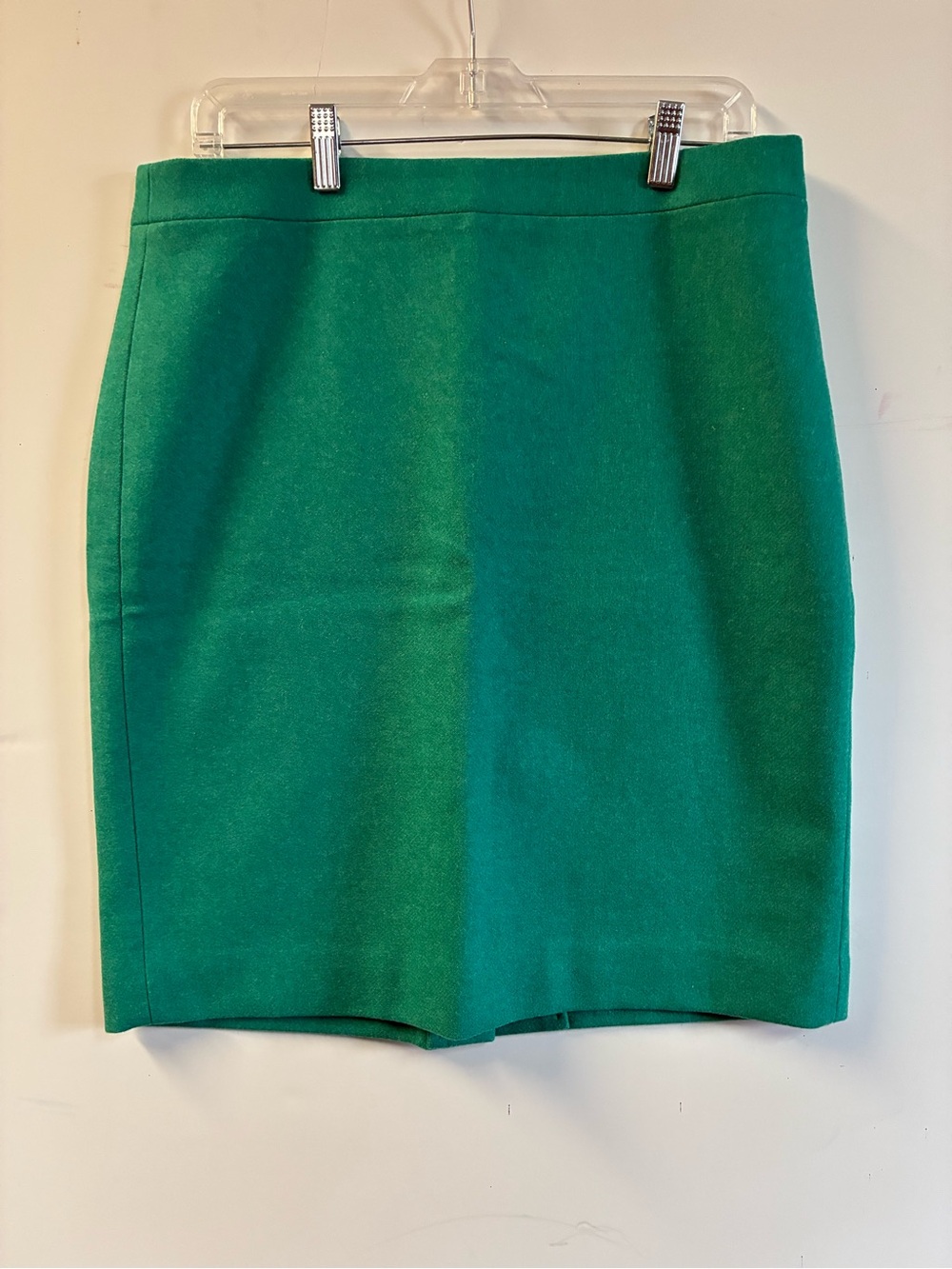 J. Crew Emerald Green Womens Pencil Skirt